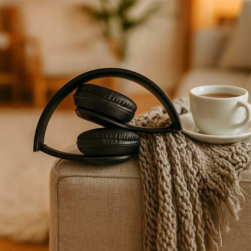VEZO belaidės on-ear ausinės Bluetooth MP3 – sportui ir žaidimams