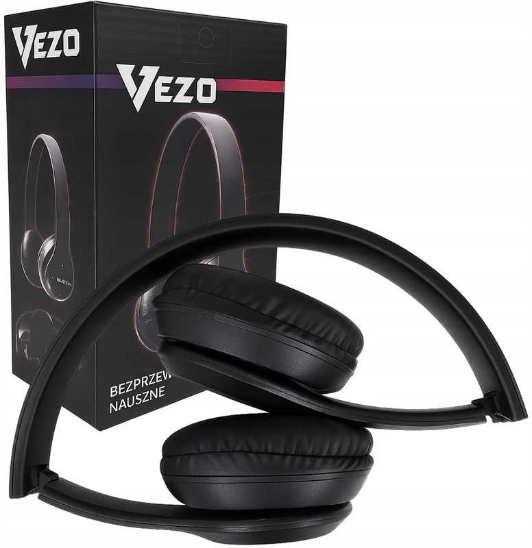VEZO belaidės on-ear ausinės Bluetooth MP3 – sportui ir žaidimams