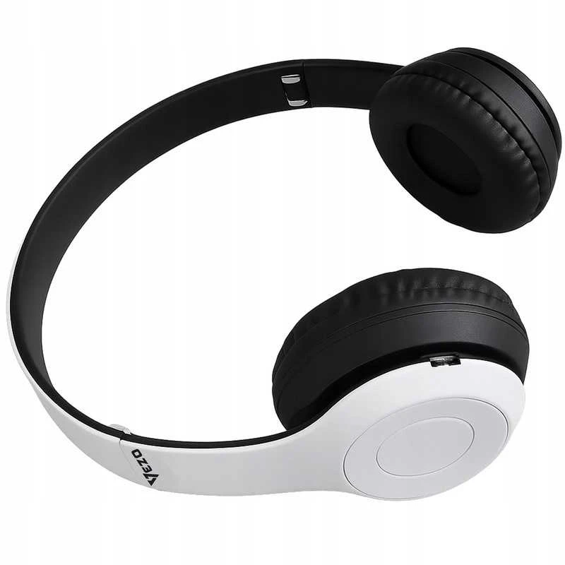 VEZO Bluetooth belaidės ant ausų dedamos ausinės sportui ir žaidimams