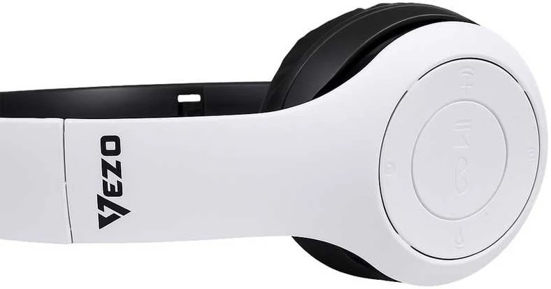 VEZO Bluetooth belaidės ant ausų dedamos ausinės sportui ir žaidimams