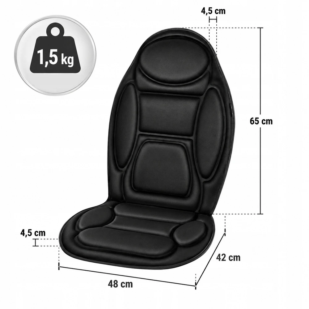 Vibracinis masažo kilimėlis MAXTECH, 9 taškai