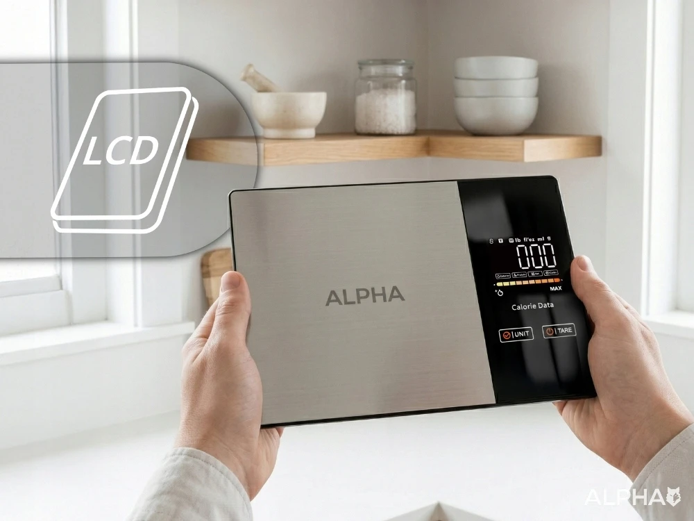 Virtuvinės svarstyklės ALPHA, 5kg