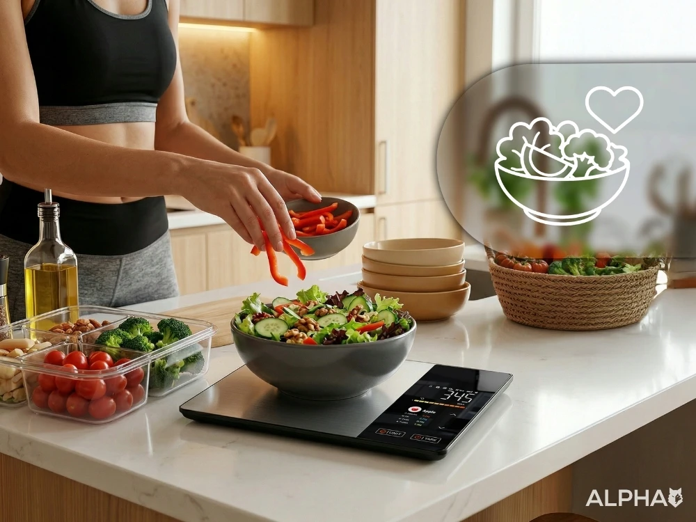 Virtuvinės svarstyklės ALPHA, iki 5kg
