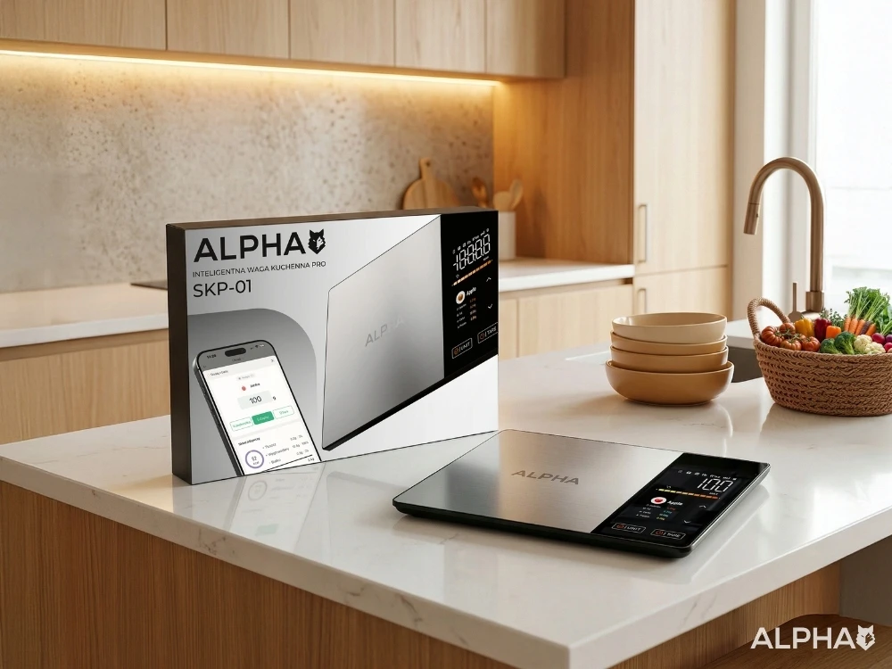 Virtuvinės svarstyklės ALPHA, iki 5kg