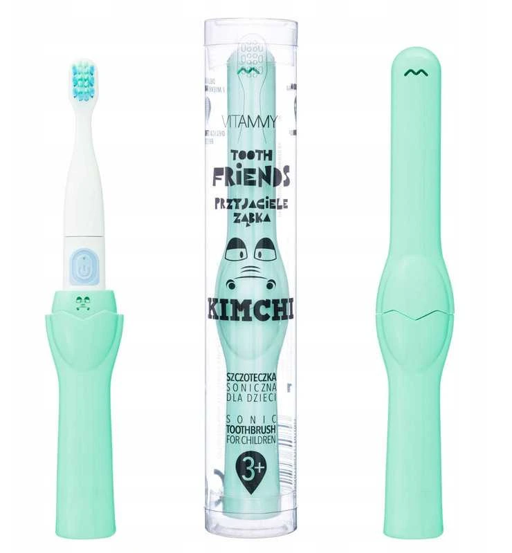 Dantų šepetėlis VITAMMY Friends – sonic šepetėlis vaikams nuo 3 metų, 2 režimai
