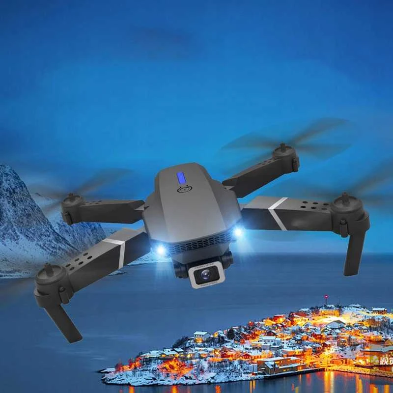 WiFi, FPV dronas vaikams su dviem kameromis ir 3 akumuliatoriais