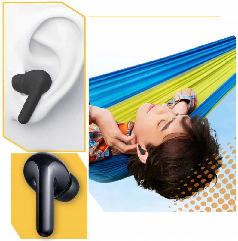 Ausinės WIRELESS EARBUDS XIAOMI REDMI BUDS 6 LITE ANC BT 5.3 Juodas