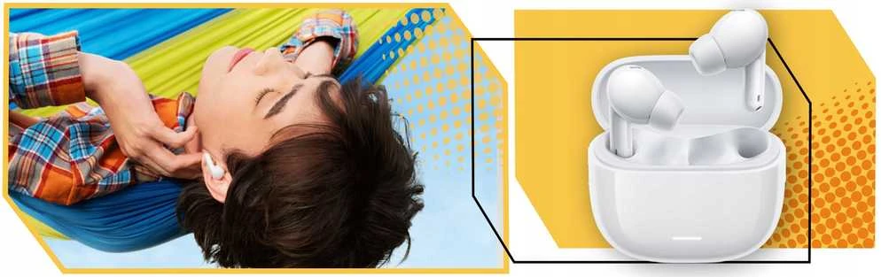 „Xiaomi Redmi Buds 6 Lite“ belaidės In-Ear ausinės su aktyviu triukšmo slopinimu (ANC)