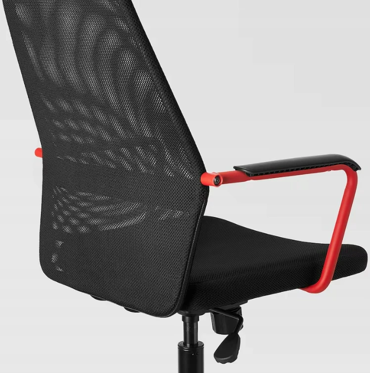 Žaidimų kėdė IKEA HUVUDSPELARE, juoda