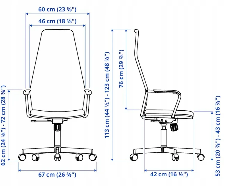 Žaidimų kėdė IKEA HUVUDSPELARE, juoda