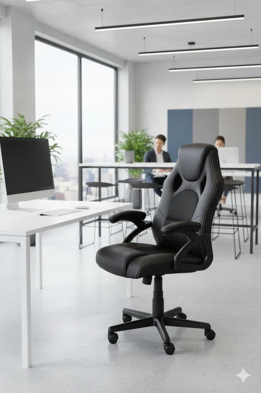 Žaidimų kėdė STIG ergonominė juoda