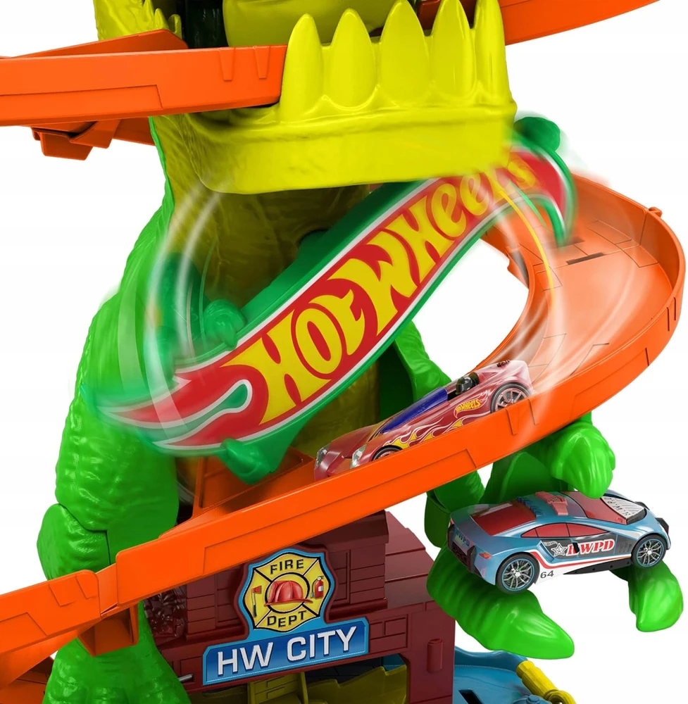 Žaislinė automobilių trasa Hot Wheels su automobiliuku
