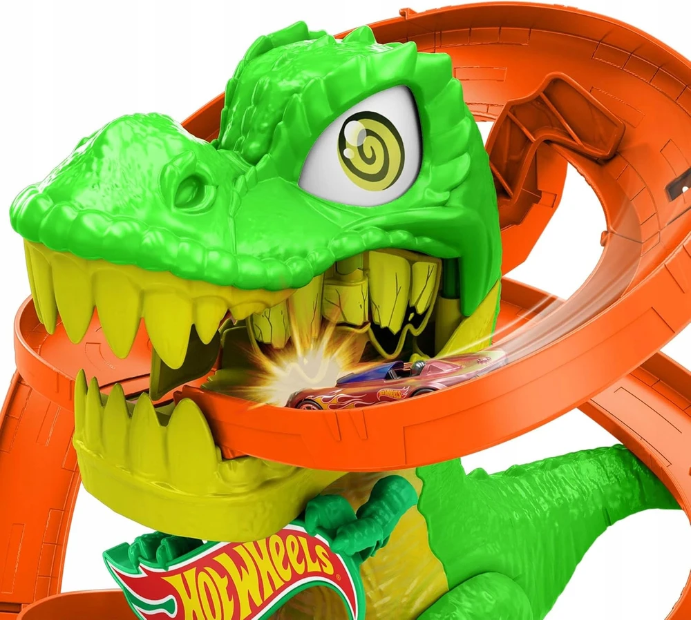 Žaislinė automobilių trasa Hot Wheels su automobiliuku