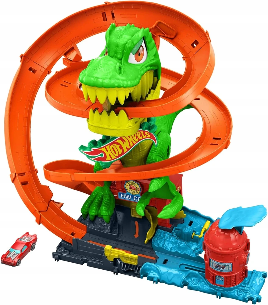 Žaislinė automobilių trasa Hot Wheels su automobiliuku