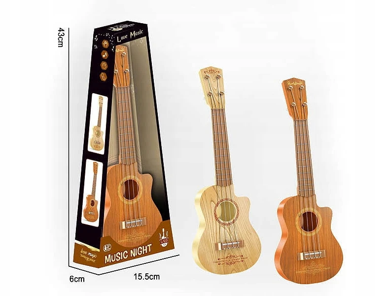 Žaislinė gitara vaikams, 43 cm