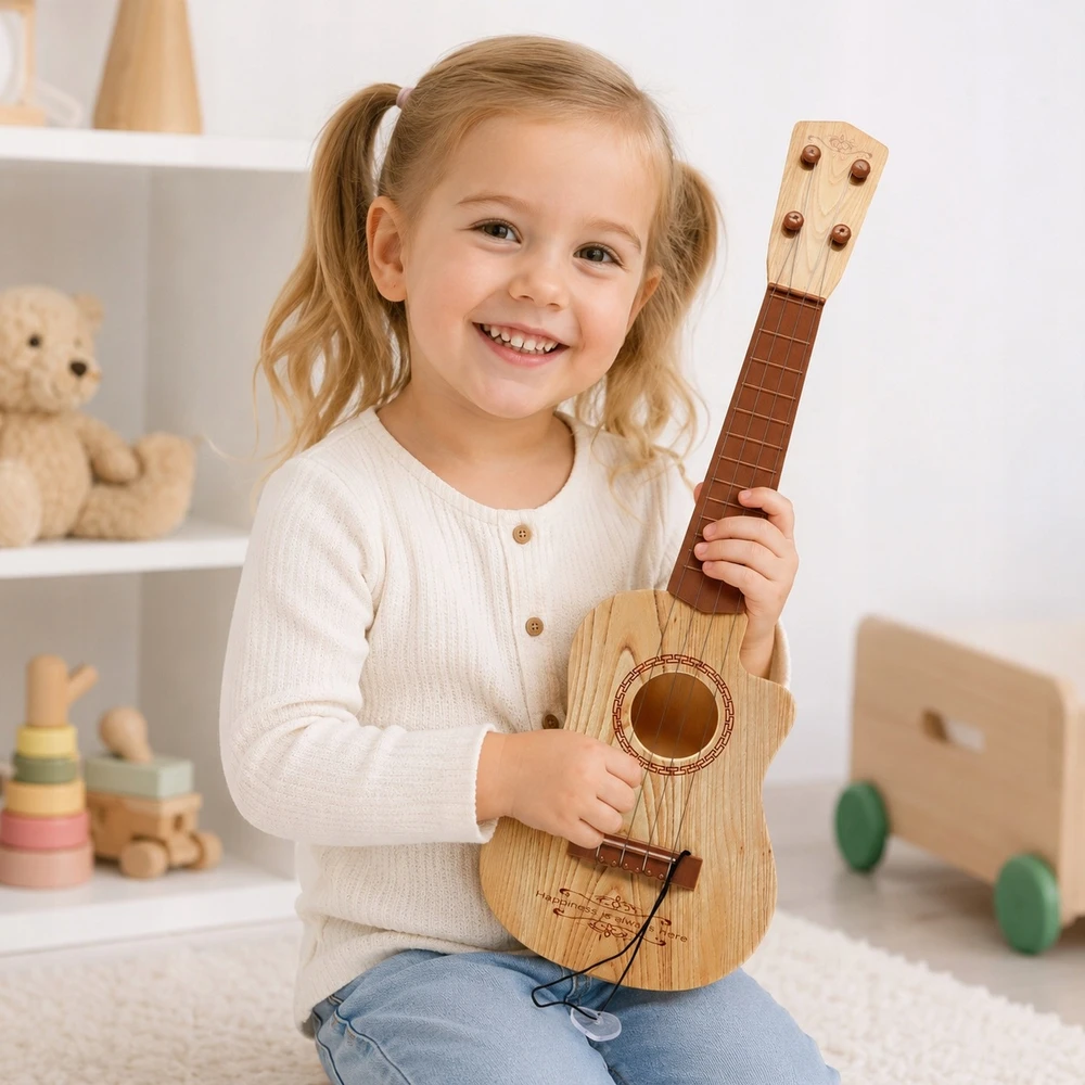 Žaislinė gitara vaikams, 43 cm