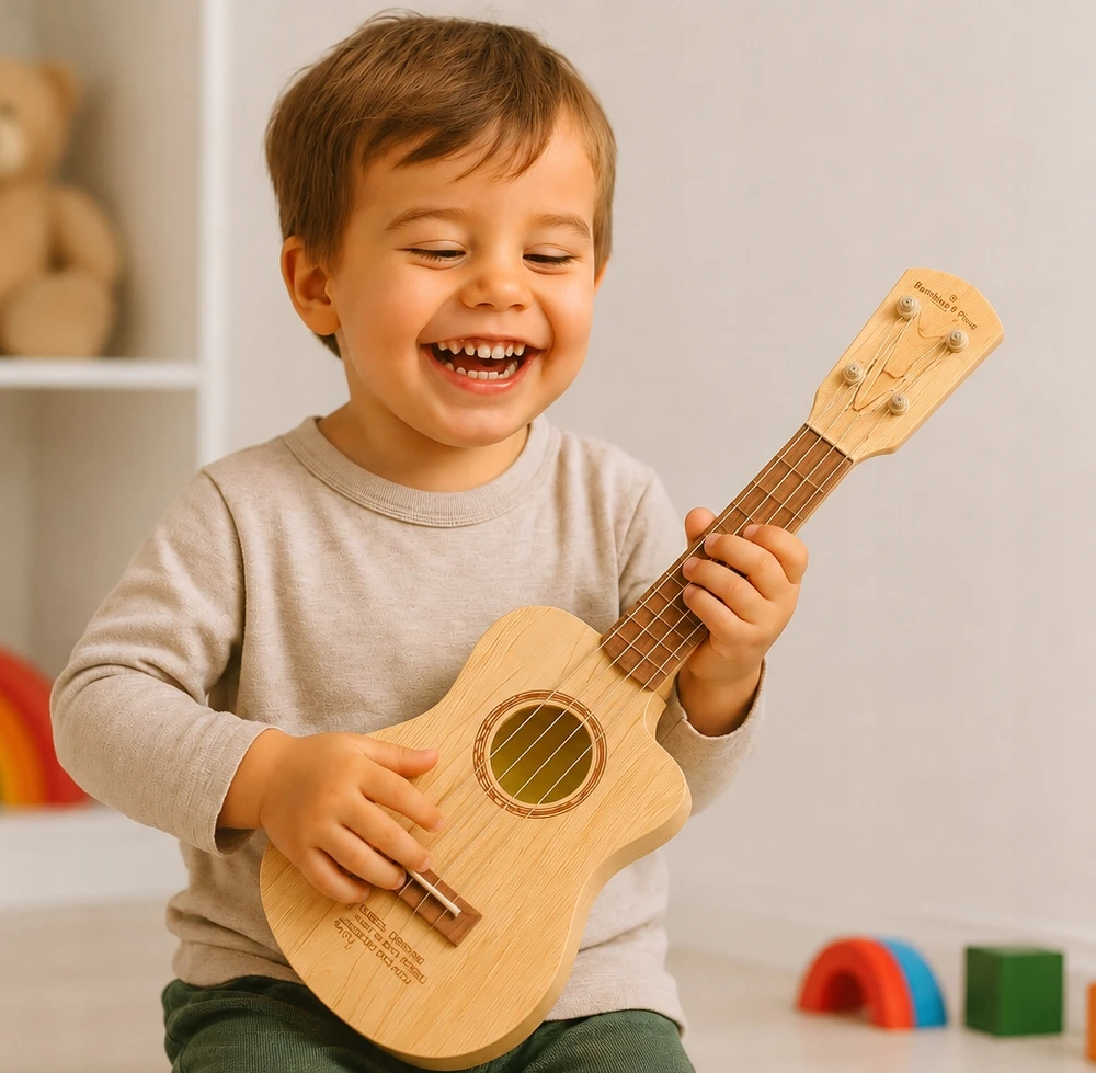 Žaislinė gitara vaikams, 43 cm