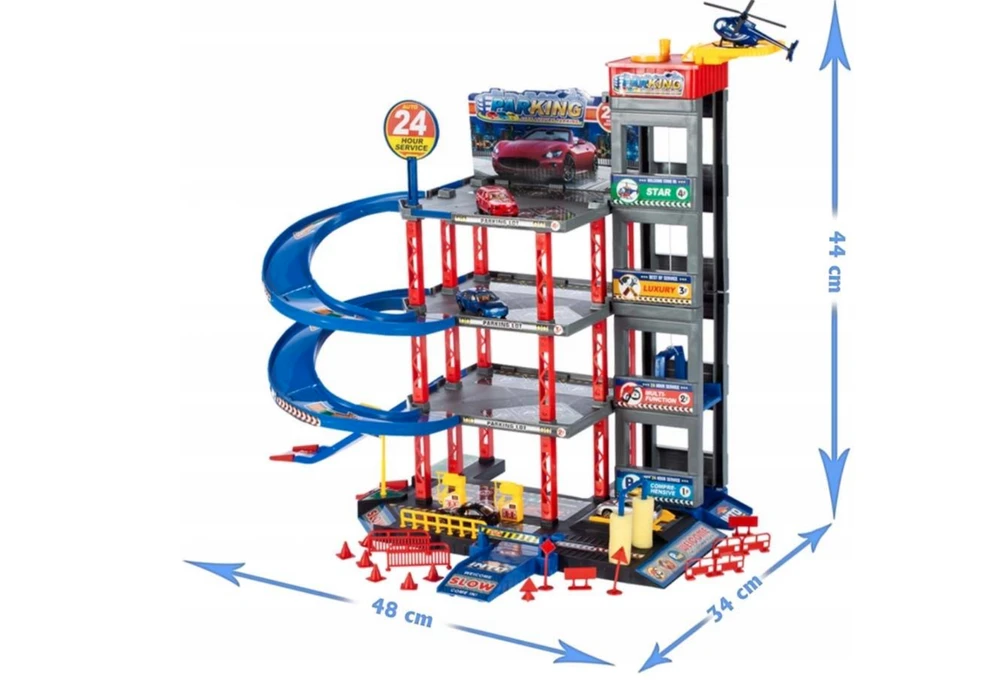 Žaislinis automobilių parkingas su priedais Norimpex