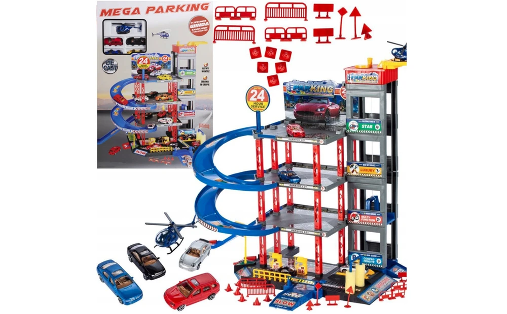 Žaislinis automobilių parkingas su priedais Norimpex