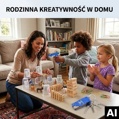 Žaislinis guminukų pistoletas Ikonka, mėlynas