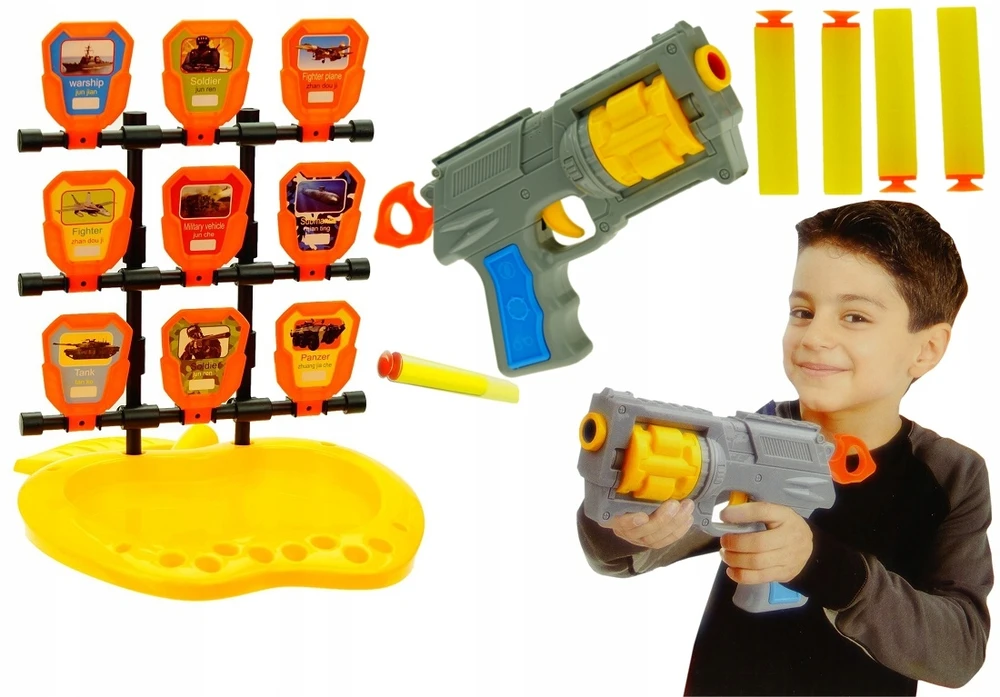 Žaislinis šaudymo rinkinys Nicola Toys, 4 strėlytės