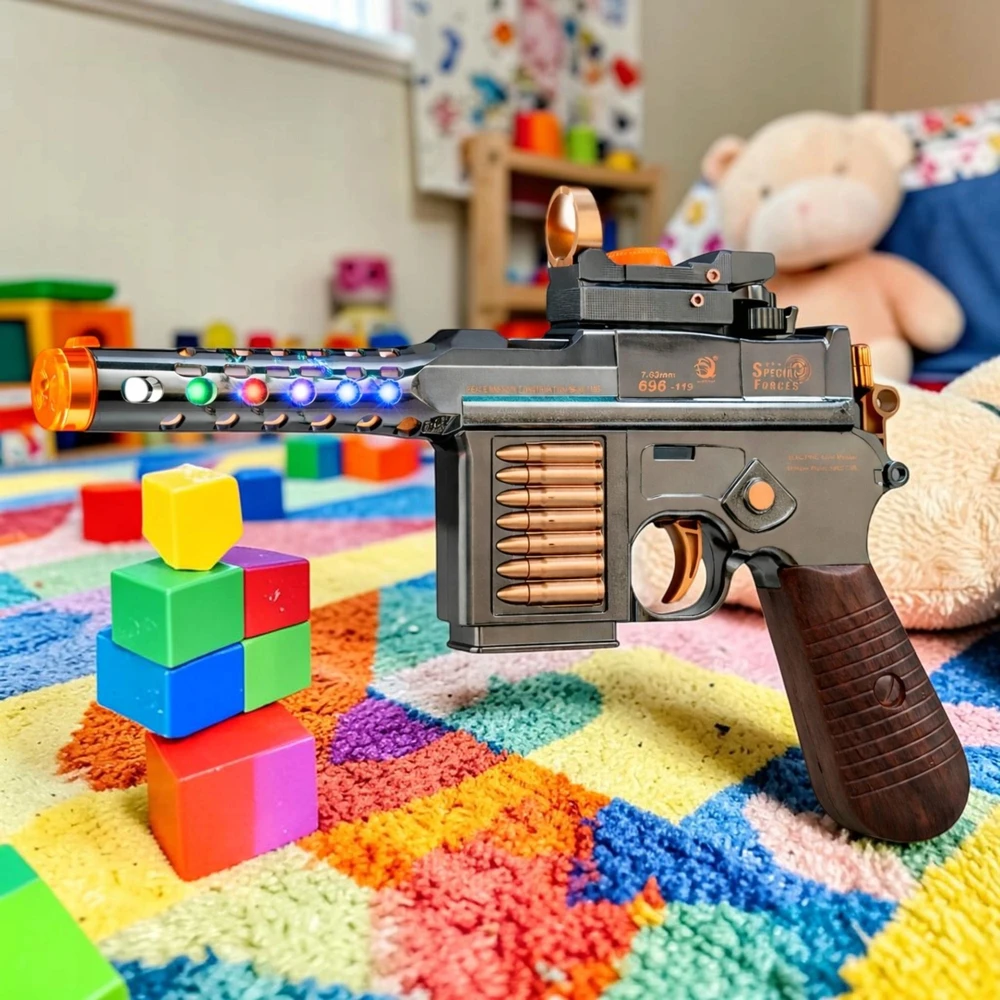 Žaislinis šautuvas Toys, su šviesos ir garso efektais