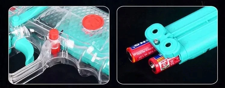 Žaislinis šviesos ir garso pistoletas YJ Toys, įvairiaspalvis