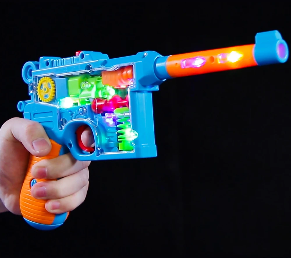 Žaislinis šviesos ir garso pistoletas YJ Toys, įvairiaspalvis