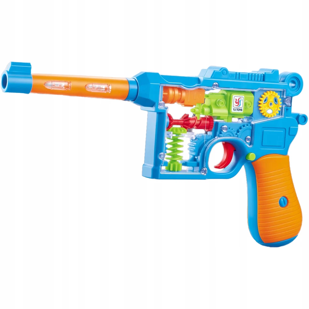 Žaislinis šviesos ir garso pistoletas YJ Toys, įvairiaspalvis