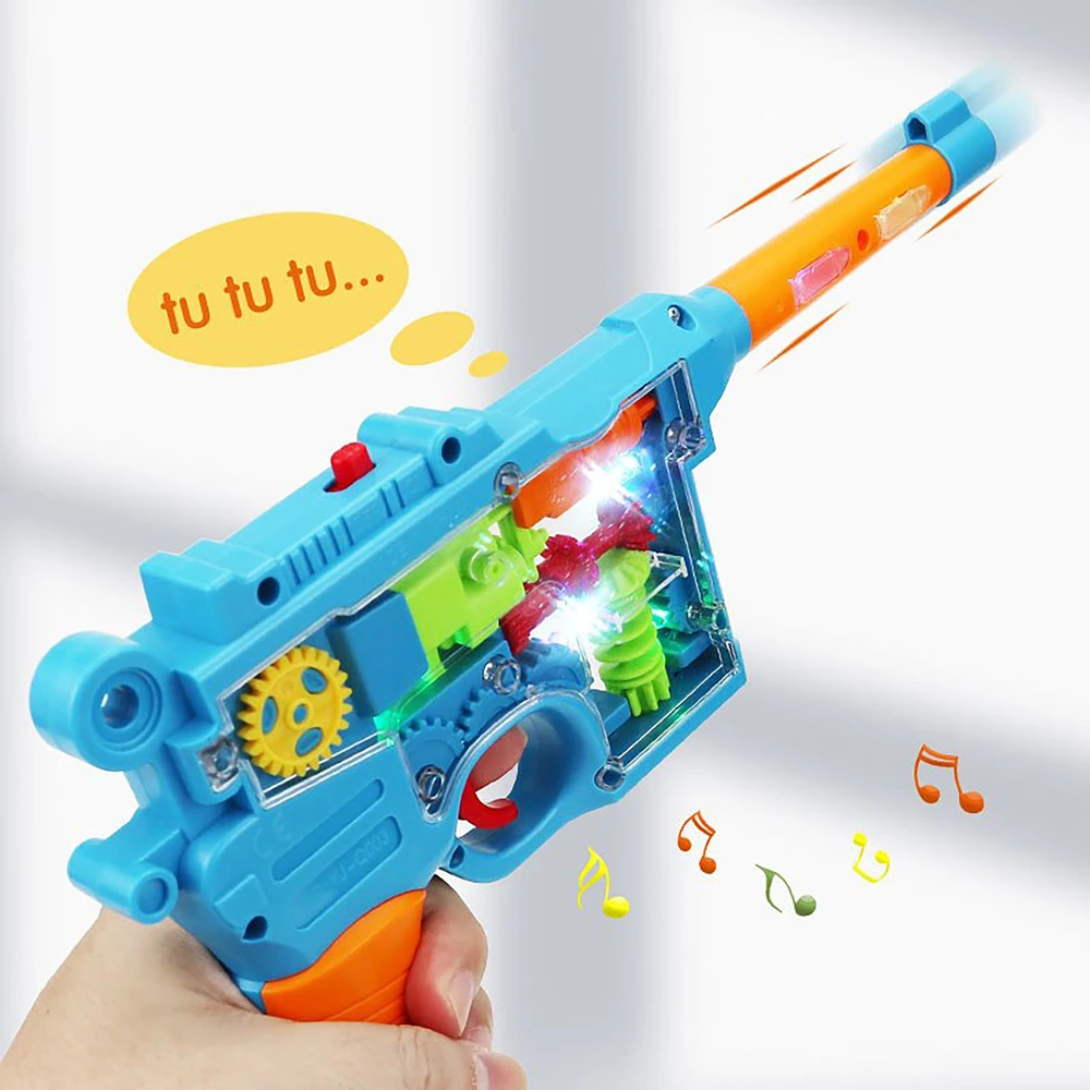 Žaislinis šviesos ir garso pistoletas YJ Toys, įvairiaspalvis