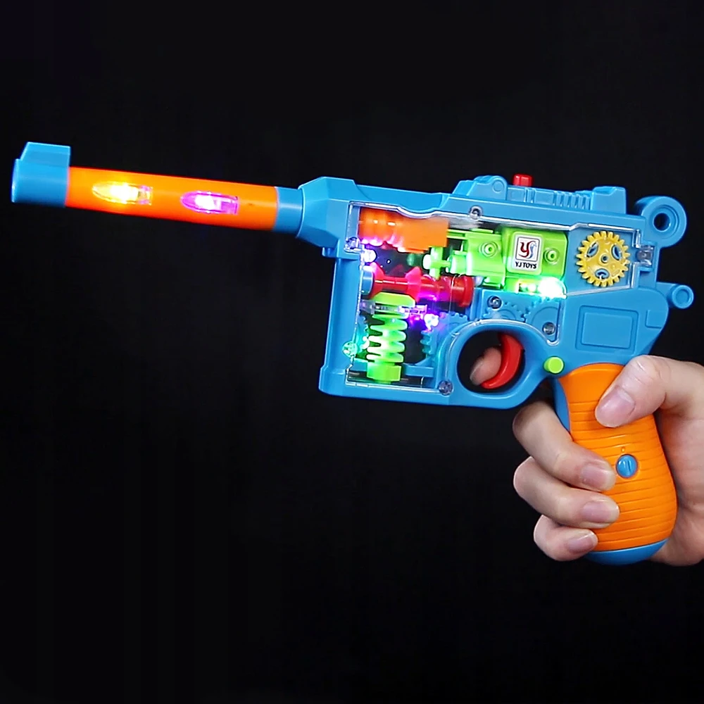 Žaislinis šviesos ir garso pistoletas YJ Toys, įvairiaspalvis