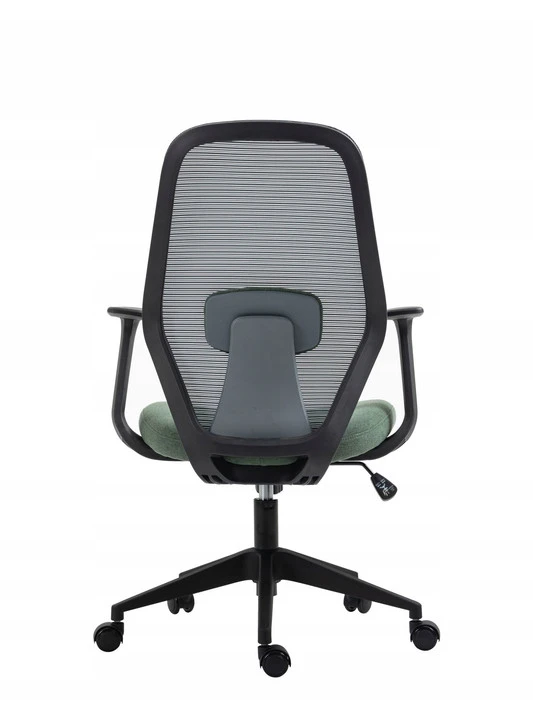 Žalia ergonominė biuro kėdė su tinkleliu