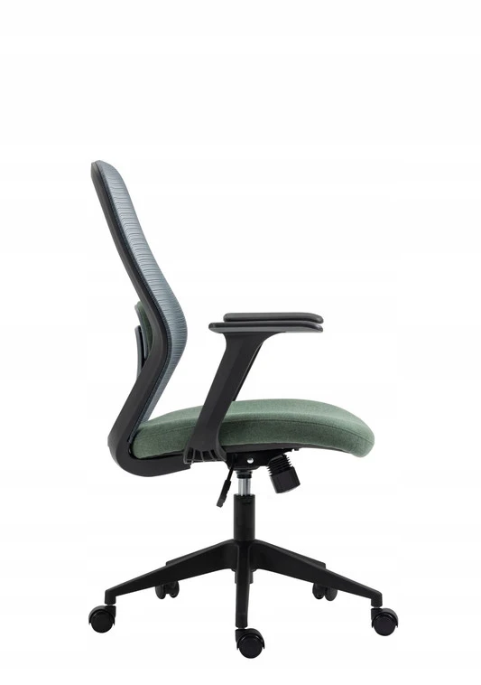 Žalia ergonominė biuro kėdė su tinkleliu