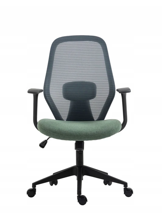 Žalia ergonominė biuro kėdė su tinkleliu