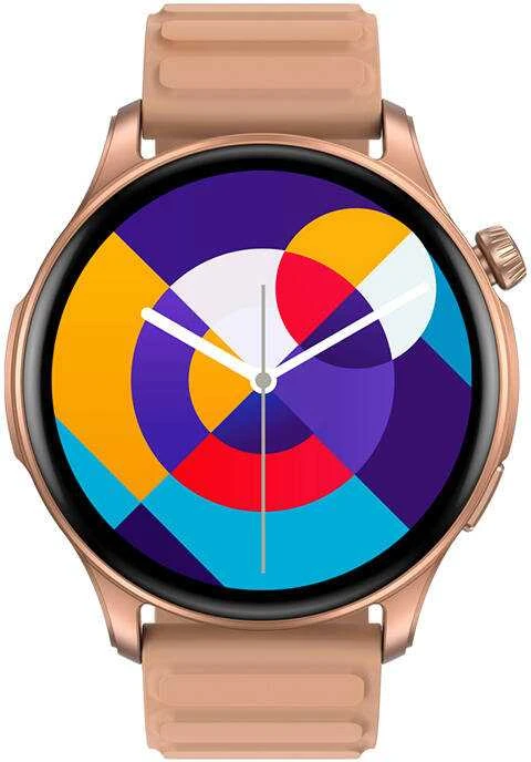 Zeblaze Btalk 3 Pro – stilingas rožinis išmanusis laikrodis moterims su ryškiu AMOLED ekranu