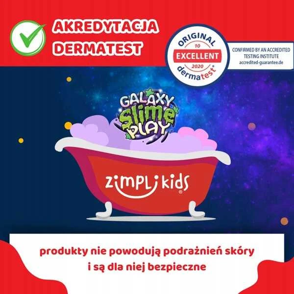 ZIMPLI KIDS Galaxy slime rinkinys vaikams su žvaigždėmis 3+