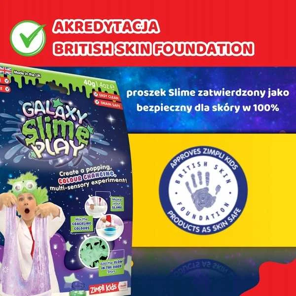 ZIMPLI KIDS Galaxy slime rinkinys vaikams su žvaigždėmis 3+