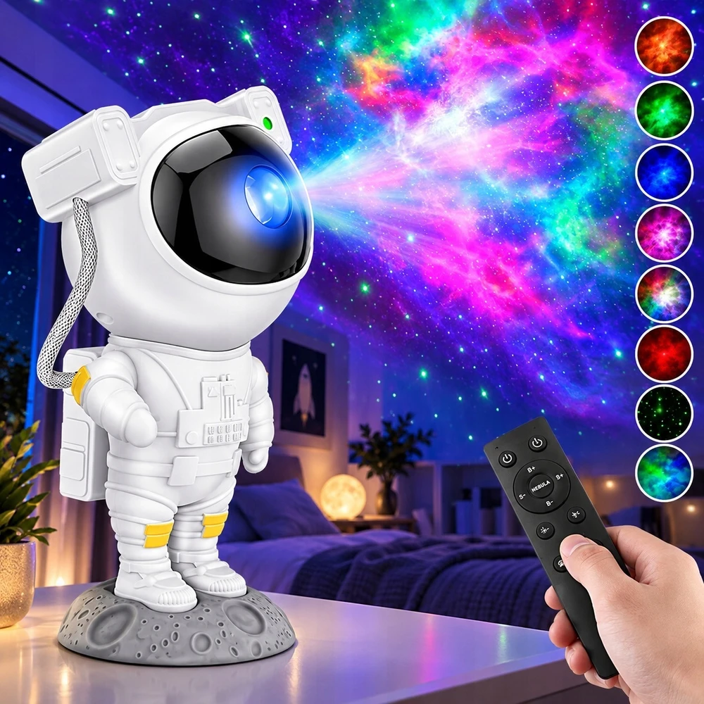 Žvaigždžių projektorius astronautas