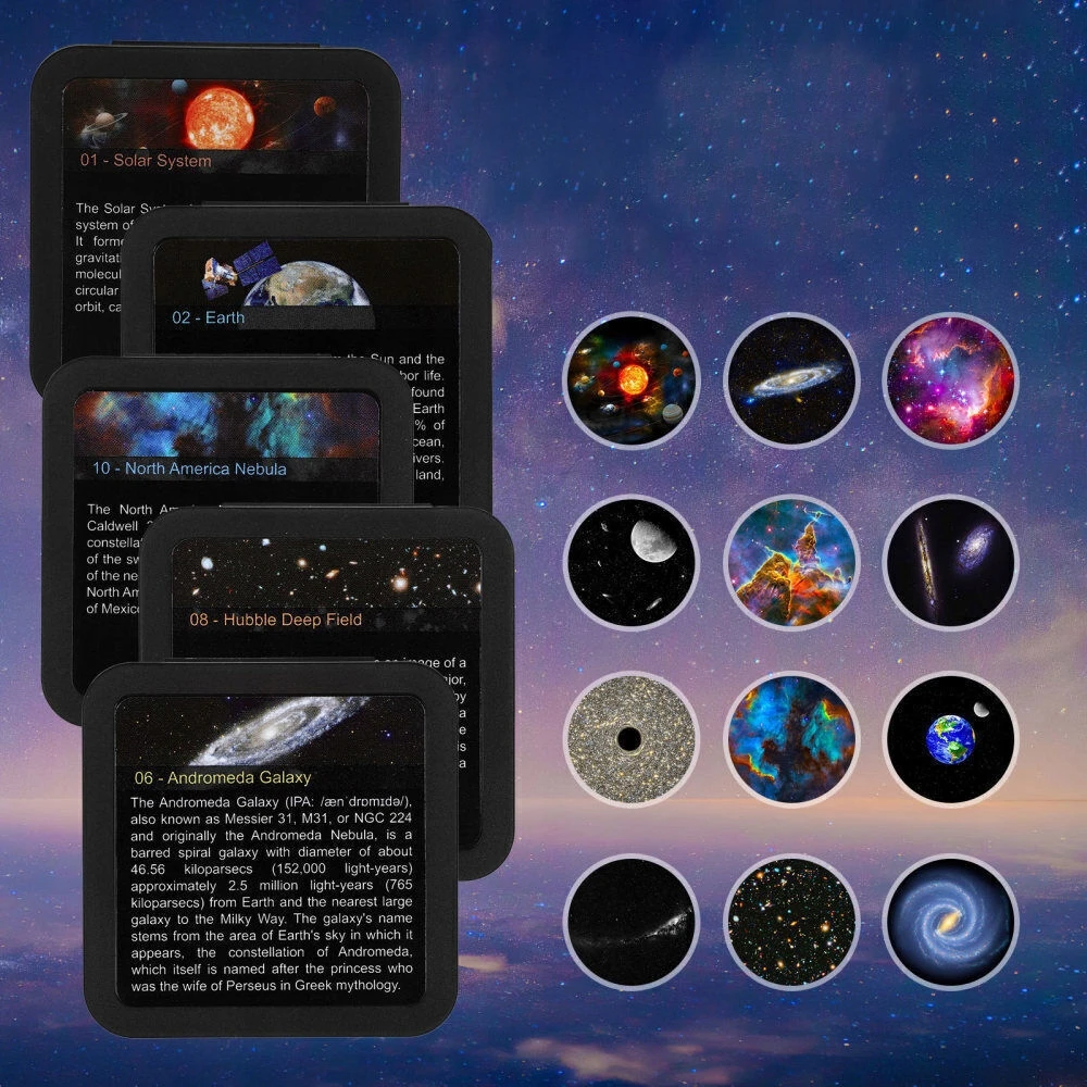 Žvaigždžių projektorius GALAXIA, 12 projekcijų
