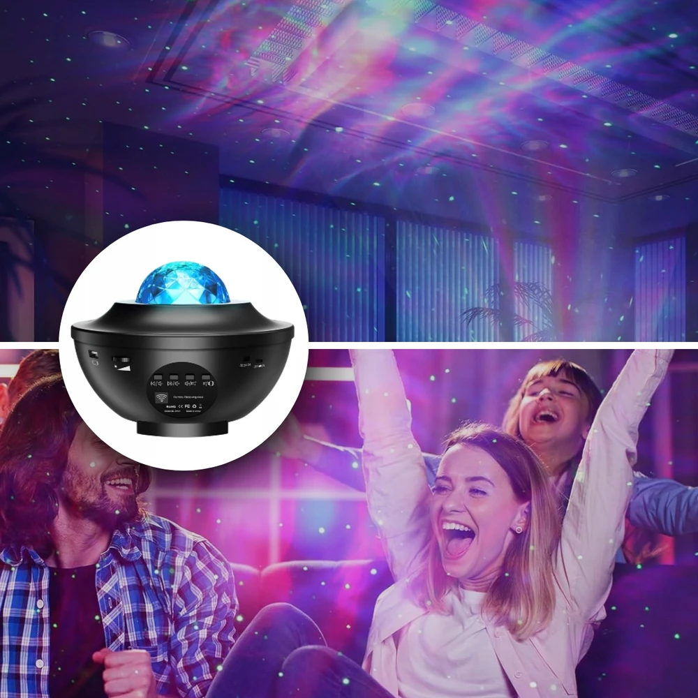 Žvaigždžių projektorius su „Bluetooth“