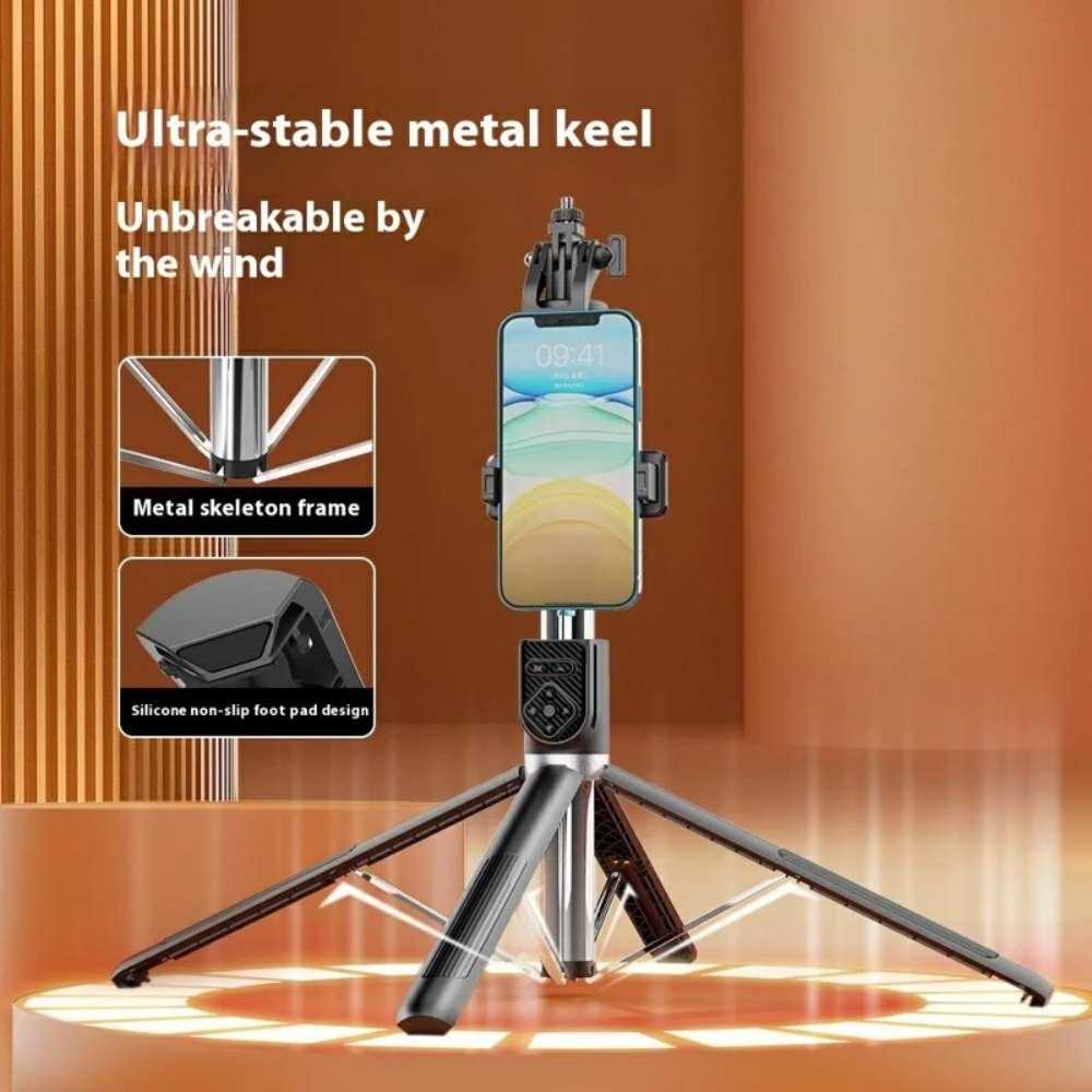 Trikojis stovas telefonui TriStand Ultra BERIMAX teleskopinis, 220 cm