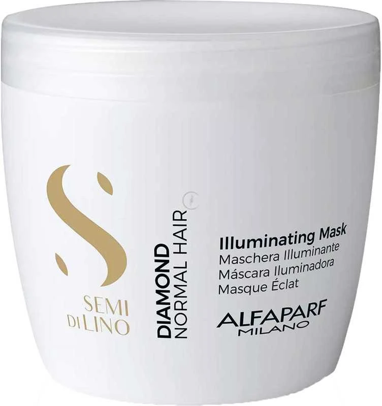 Alfaparf Milano Semi Di Lino Deimantinė šviesinanti kaukė 500ml