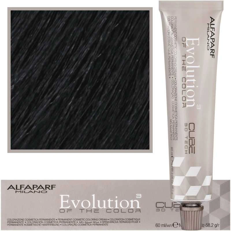 Alfaparf Evolution 2000 Fiolet dažai su spalvos pavyzdžiu
