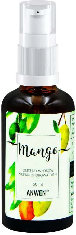 Anwen Mango plaukų aliejus su dozatoriumi