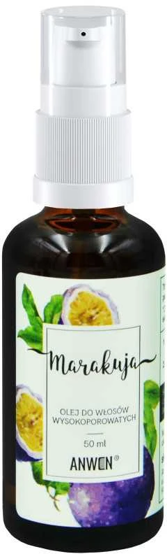 Anwen Marakuja plaukų aliejus 50ml su dozatoriumi