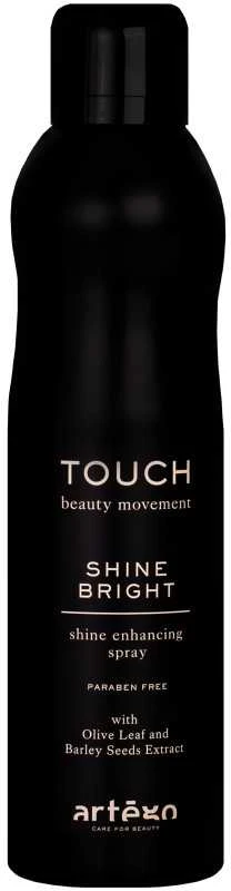 Artègo Touch Shine Bright Shine Enhancing Purškiklis plaukų purškiklis, 250 ml