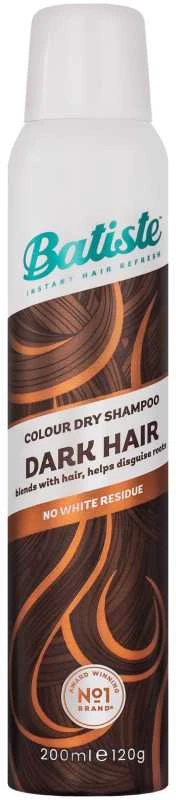 Sausas šampūnas plaukams su dažančiu efektu Batiste Dark &amp; Deep Brown Sausas šampūnas 200ml