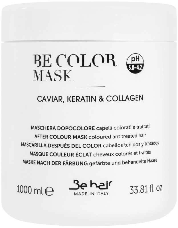 Be Hair BE COLOR Kaukė dažytiems ir pažeistiems plaukams, 1000 ml aprašymas - Prekės nuotrauka