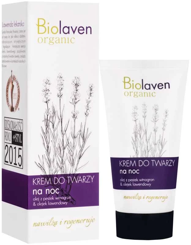 Biolaven naktinis veido kremas DRĖKINAMAS IR REGENERACIJA 50 ml