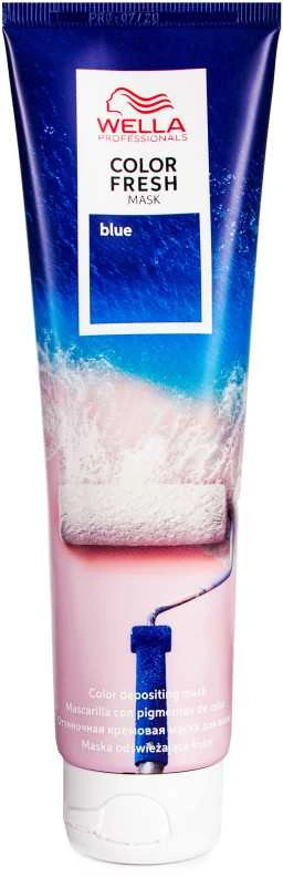 Kaukė suteikianti atspalvį plaukams Wella Color Fresh Mask 150 ml - Mėlyna